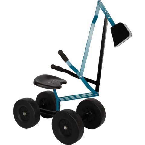 small foot Bagger mit Rädern blau